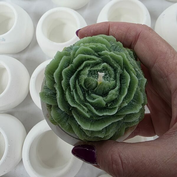 נר בצורת פרח